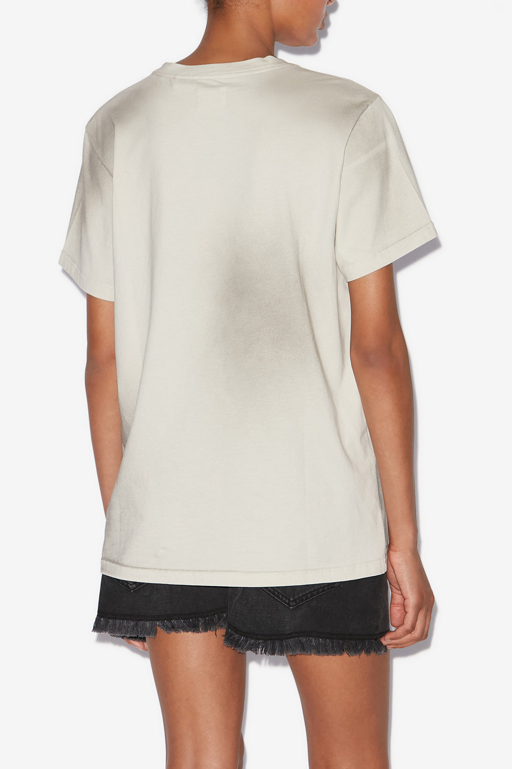 Zaof printed cotton t-shirt - Beige - Woman - 5