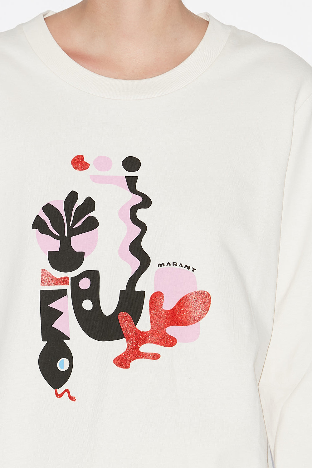 Gabby tee shirt - Ecru - Woman - 3