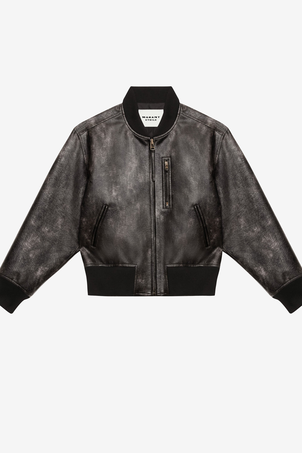 Crisley faux leather bomber jacket - Black - Woman - 1