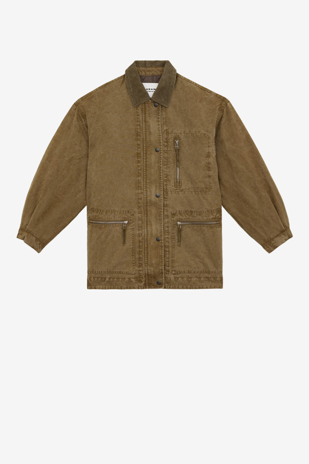 Kimelia coated cotton jacket - Light bronze - Woman - 1