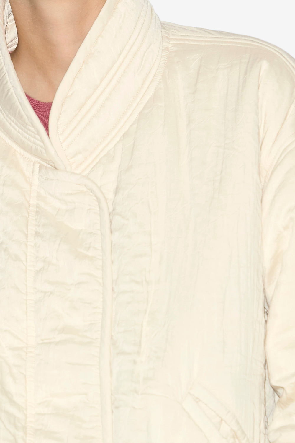 Selane short adventurer style jacket - Ecru - Woman - 3