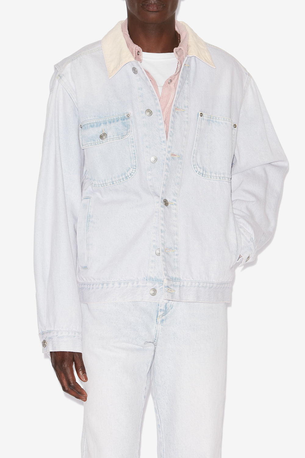 Jacke jotham aus denim - Hellblau - Man - 4