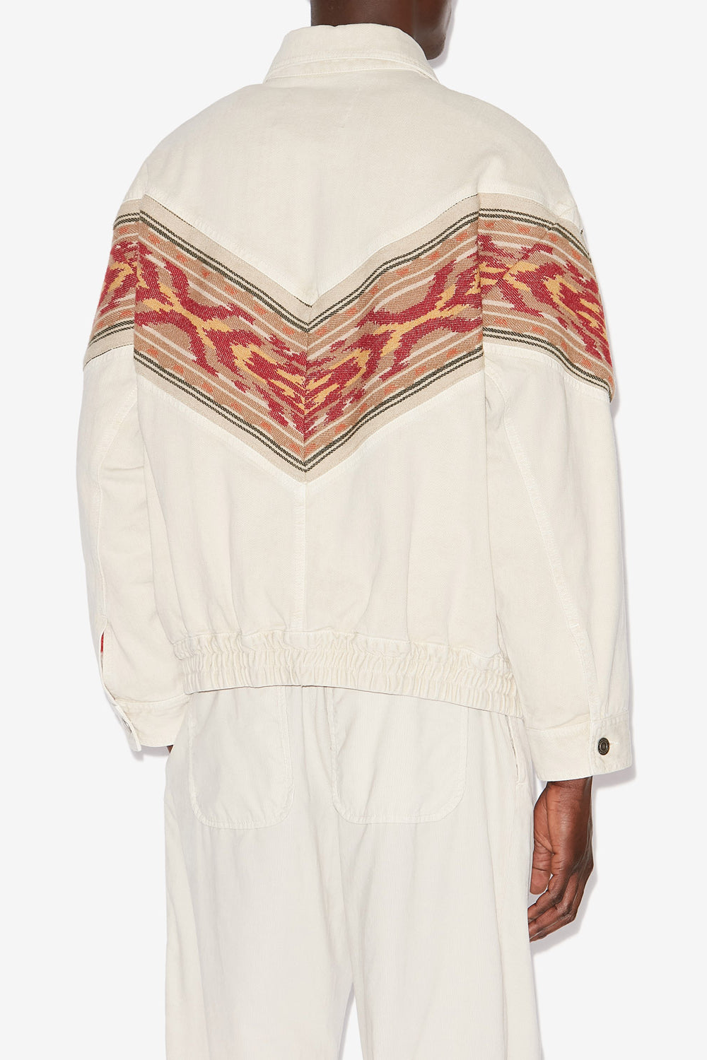 Jacke julian aus denim mit einsatz - Naturfarben - Man - 5