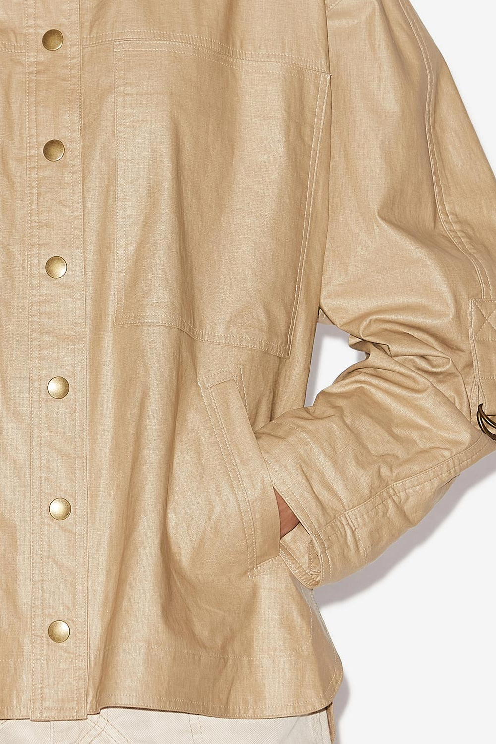 Chemise florania en lin enduit - Beige - Woman - 3