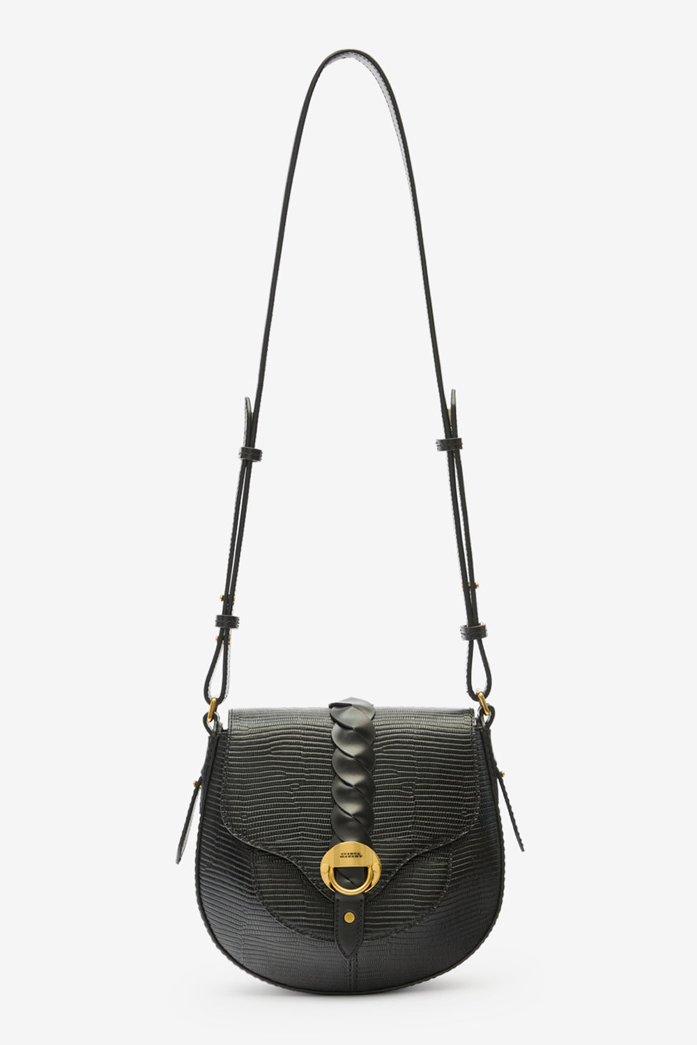 Borsetta altay small in pelle di vitello scamosciata - Nero - Woman - 5