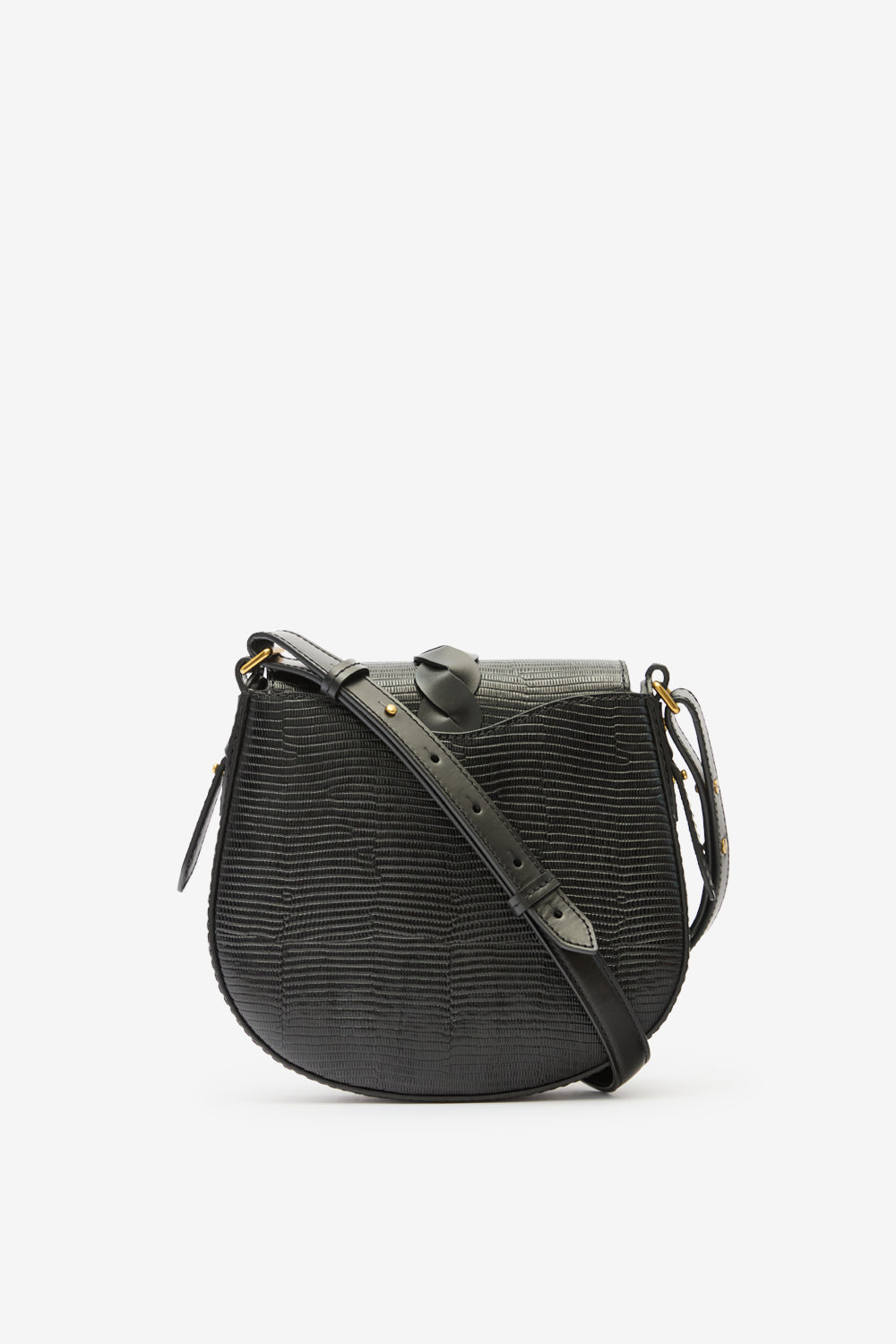 Altay small suede calfskin leather handbag - Black - Woman - 3