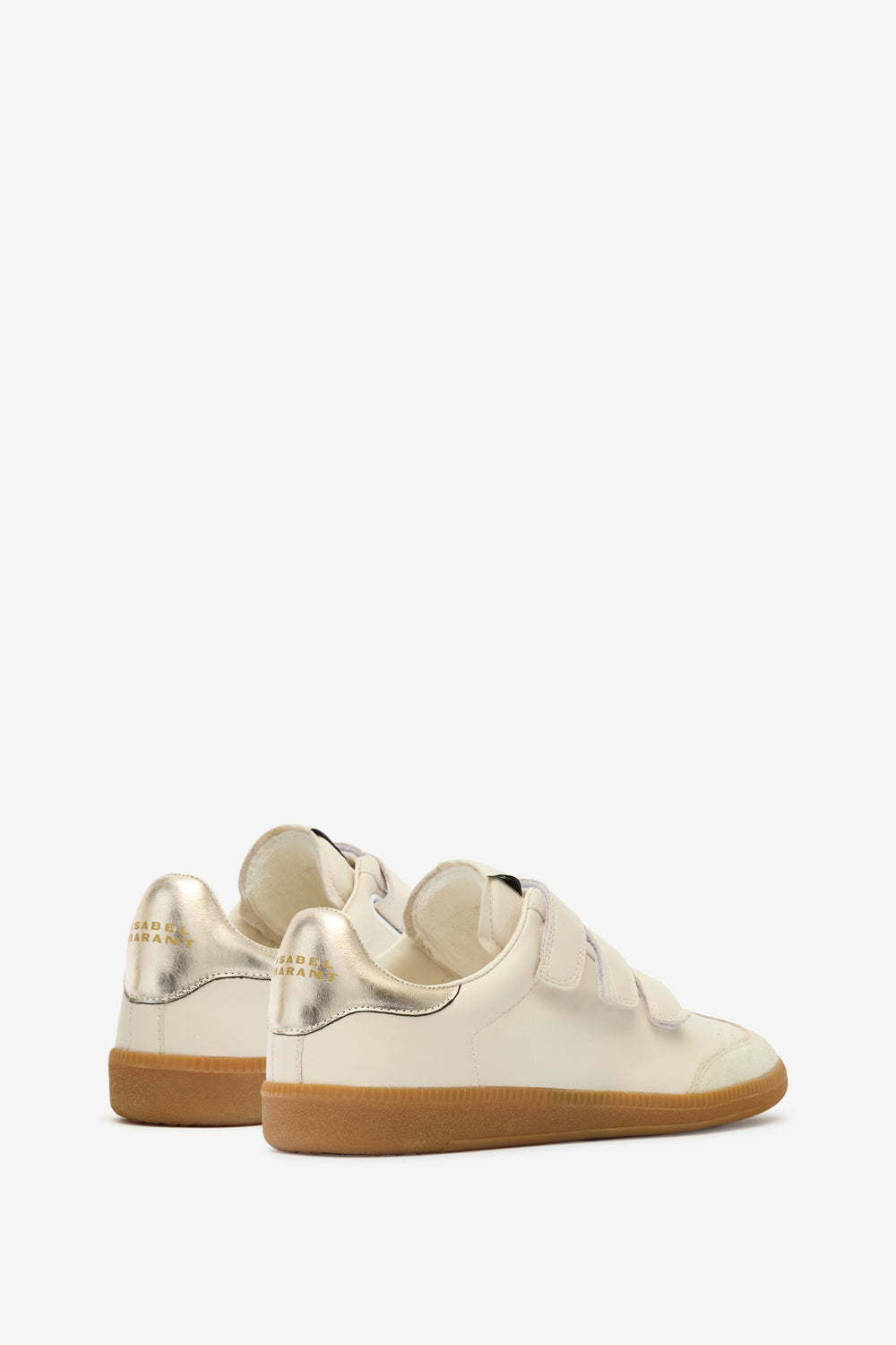 Beth low-top leather sneakers - Chalk-champagne - Woman - 2