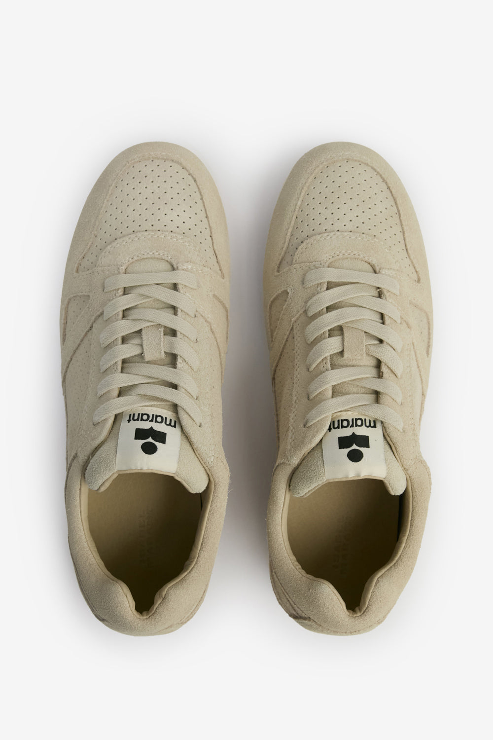 Senny low suede leather sneakers - Chalk - Woman - 4