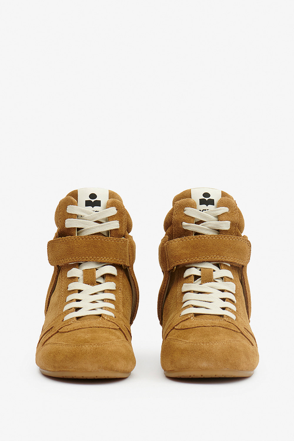 Senny high suede leather sneakers - Cognac - Woman - 4