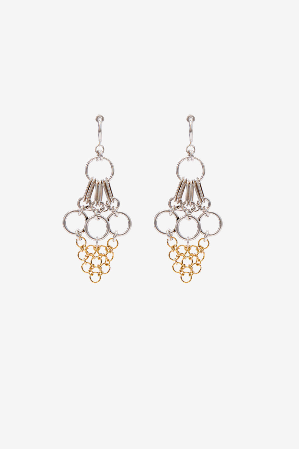 Orecchini long earrings - Silver-gold - Woman - 1