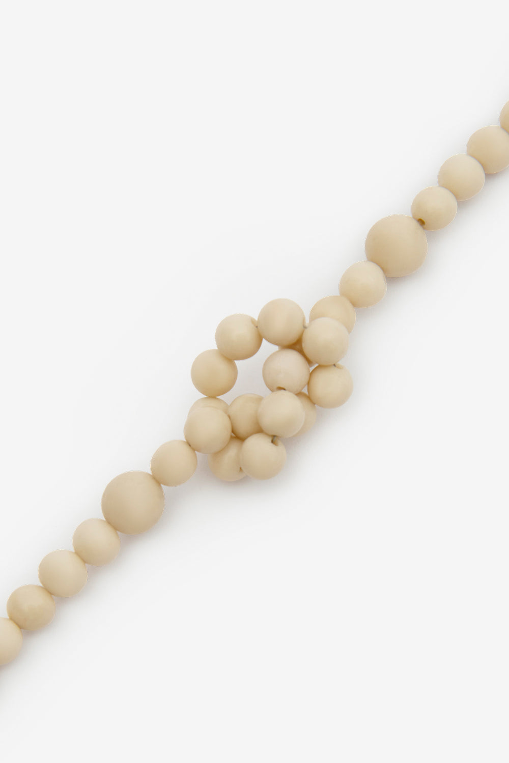 Bracciale con perle in pietra noah - Ecru-silver - Man - 3