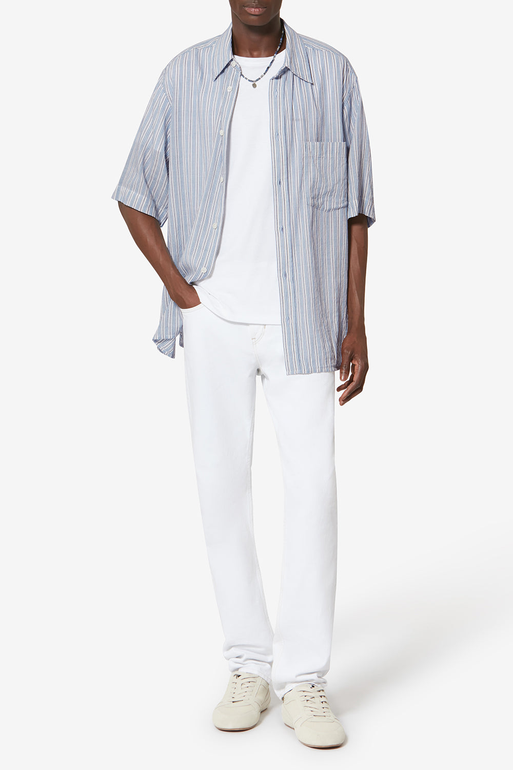 Camicia in cotone oxford labilio - Blu - Man - 2