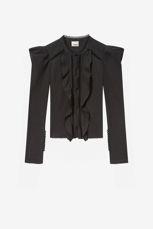 Baumwollhemd calina - Schwarz - Woman