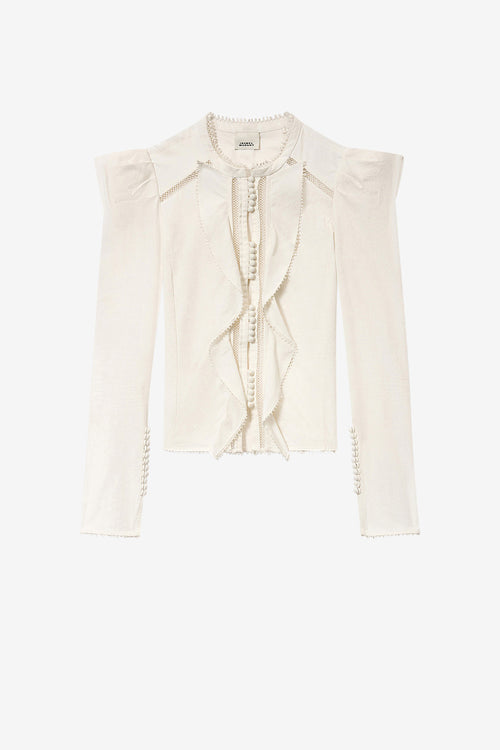 Calina cotton shirt - White - Woman