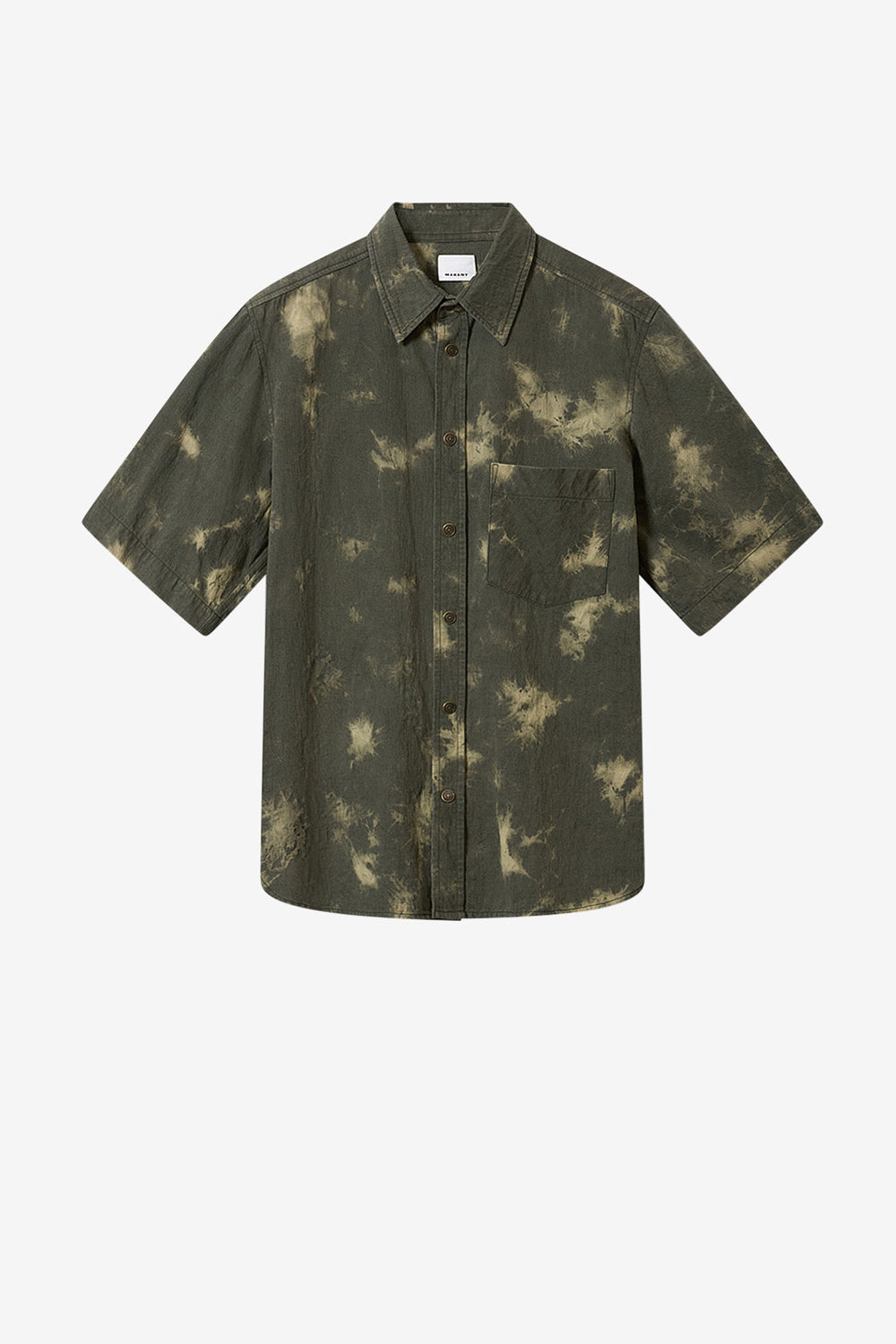 Camisa de chambray acolchada tabilio - Light khaki - Man - 1