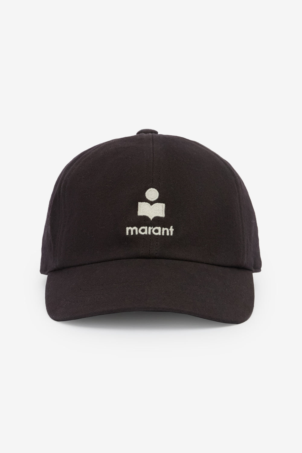 Casquette en toile de coton brodé tomas - Noir délavé - Woman - 4