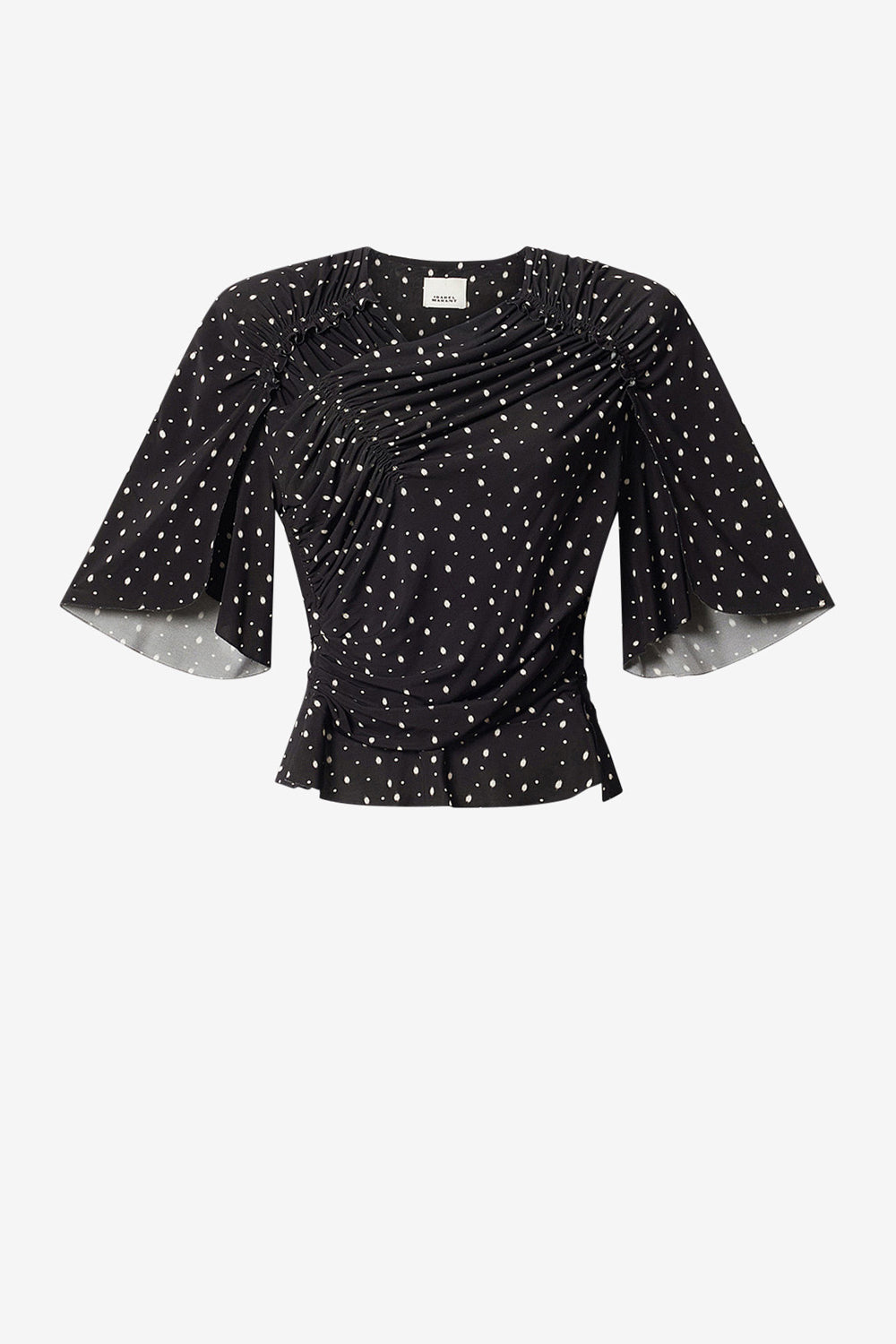 Pezzo sopra/top garla - Black and ecru - Woman - 1