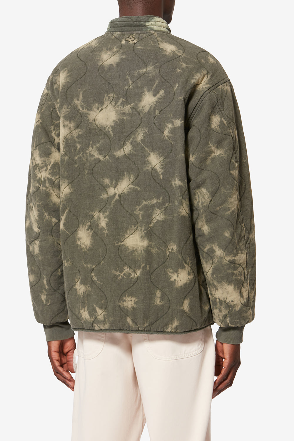 Chaqueta acolchada de chambray taeliss - Light khaki - Man - 4