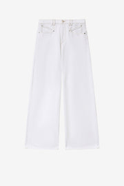 Pantaloni lemony in cotone - Bianco - Woman