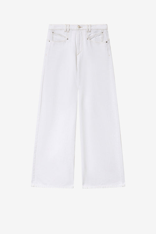 Pantaloni lemony in cotone - Bianco - Woman