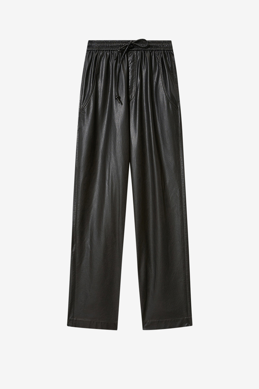 Nereane fine and supple faux leather pants - Black - Woman - 1