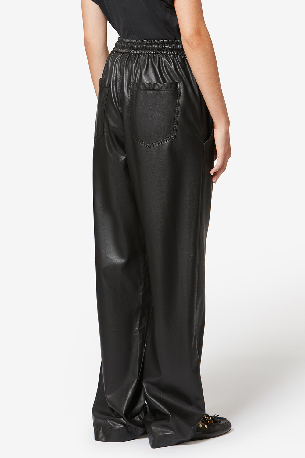 Nereane fine and supple faux leather pants - Black - Woman - 5