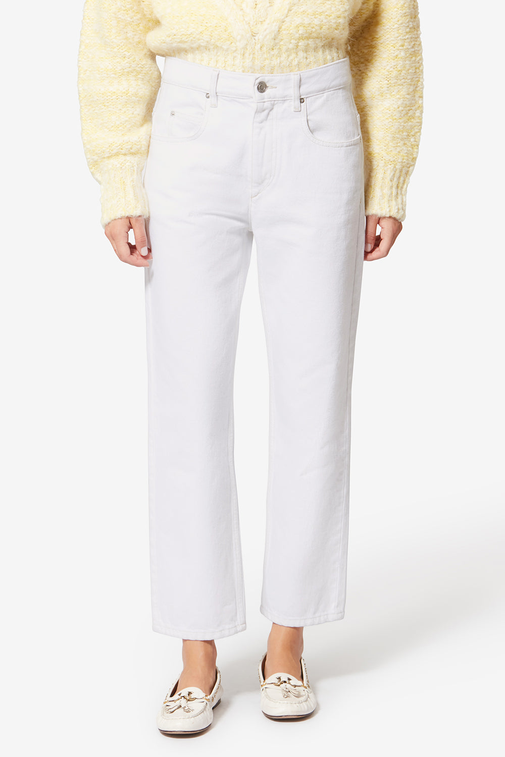 Dakota cotton pants - White - Woman - 4
