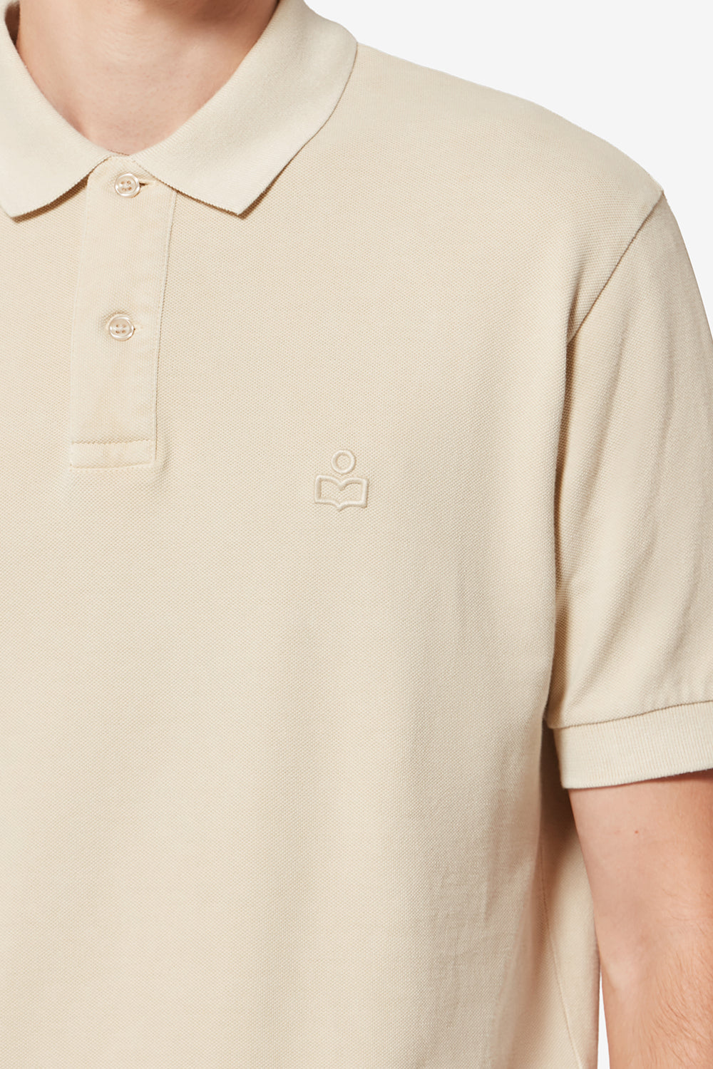 Kurzärmeliges poloshirt afko aus piqué-baumwolle - Hellgelb - Man - 3