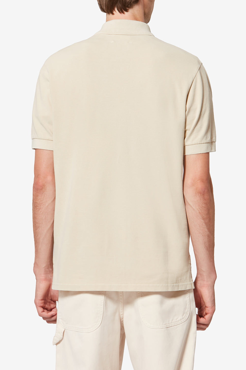 Kurzärmeliges poloshirt afko aus piqué-baumwolle - Hellgelb - Man - 5