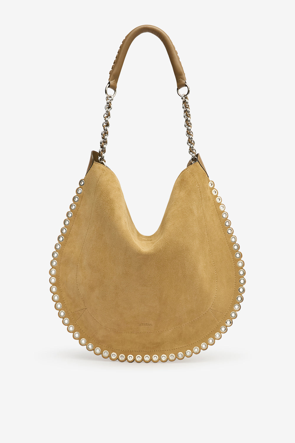 Oskan hobo soft chain suede leather bag - Sand - Woman - 1
