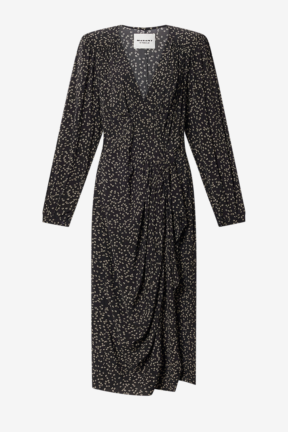 Robe fluide daylia à imprimé origami - Noir - Woman - 1