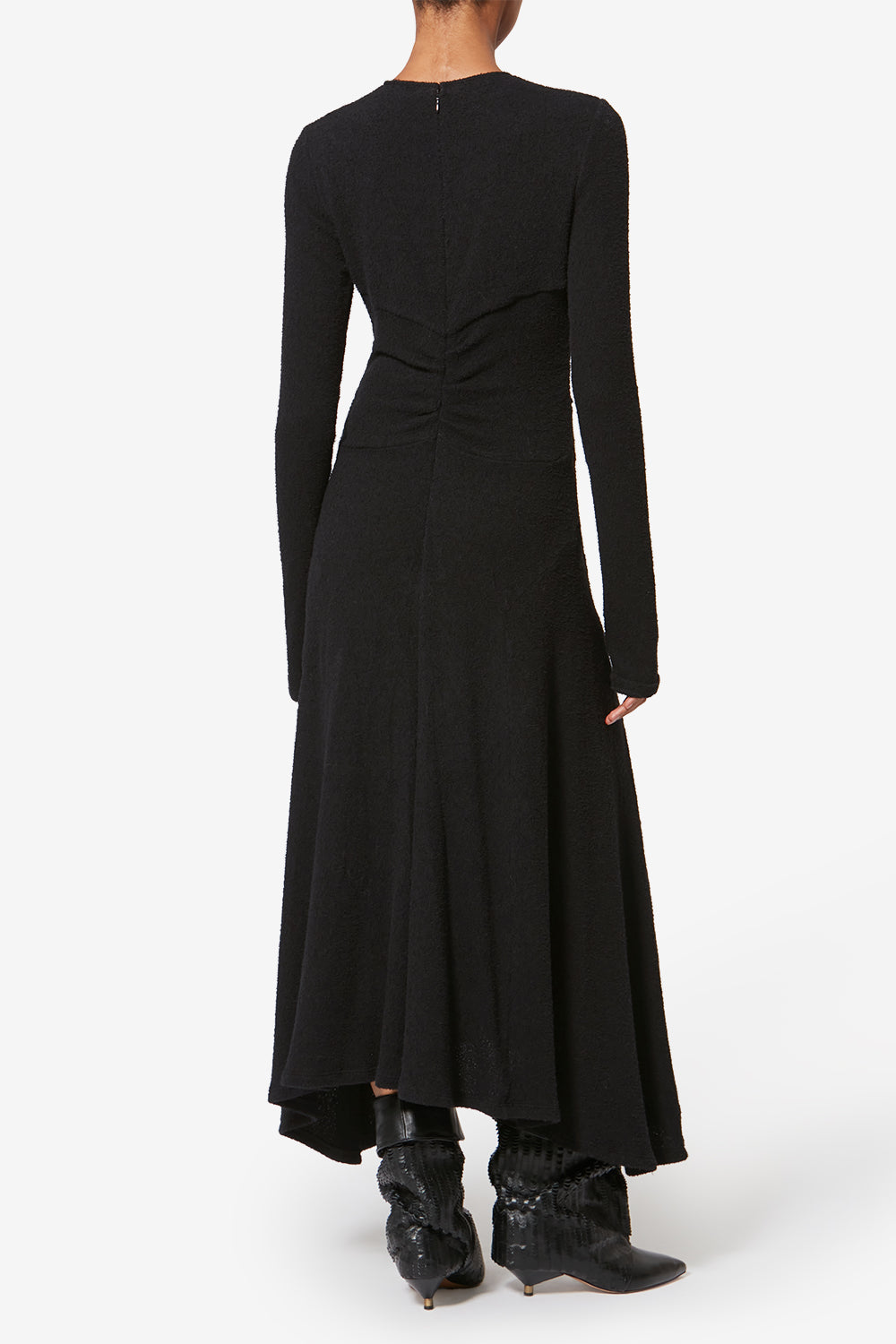 Robe flora en coton - Noir - Woman - 4