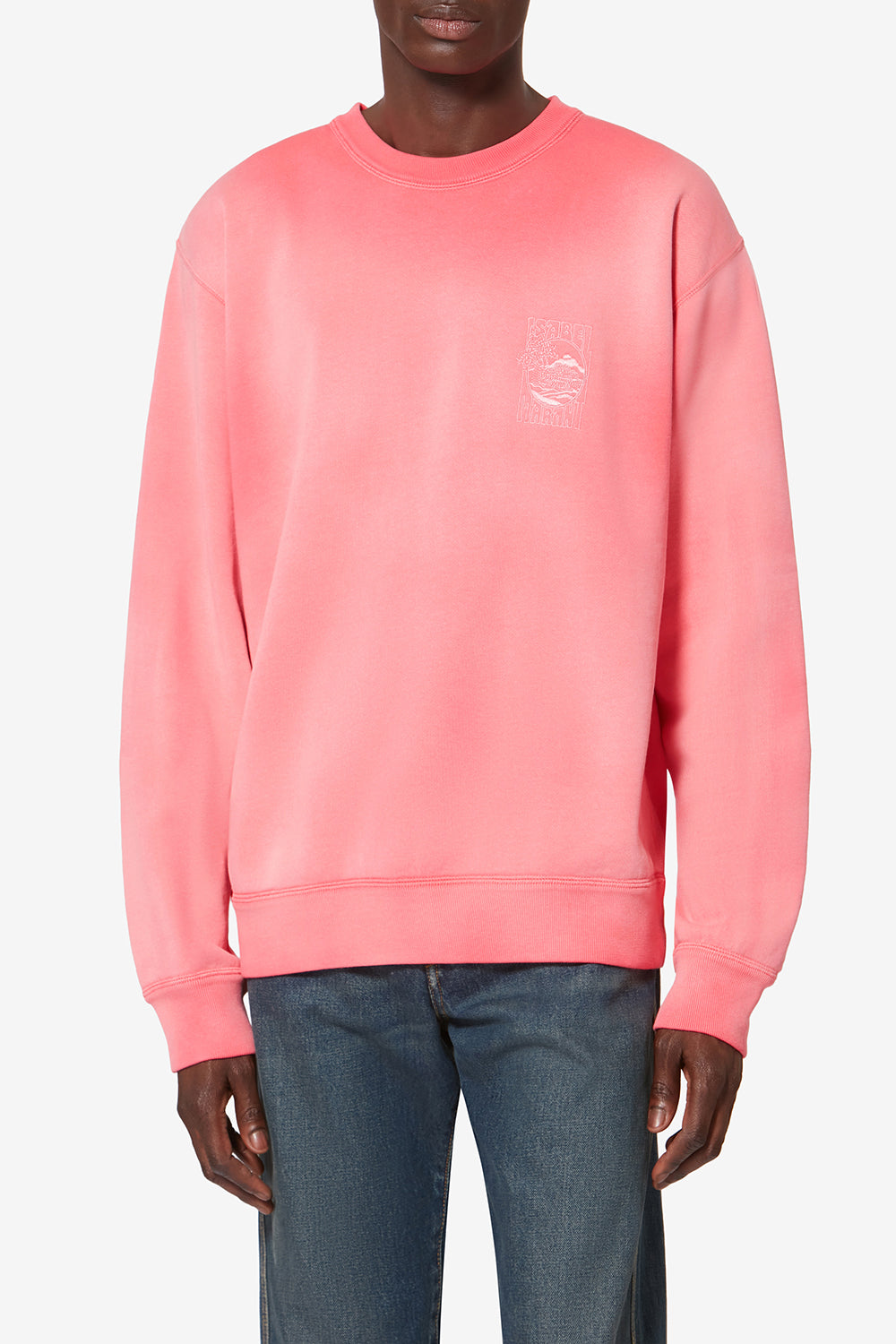 Baumwoll-sweatshirt mikoy mit logo - Rosa - Man - 4