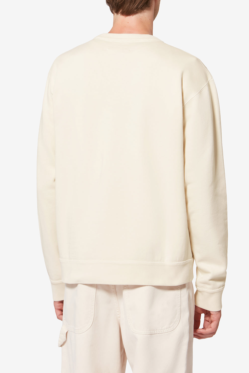 Baumwoll-sweatshirt mikoy mit gestickten motiven - Naturfarben - Man - 5