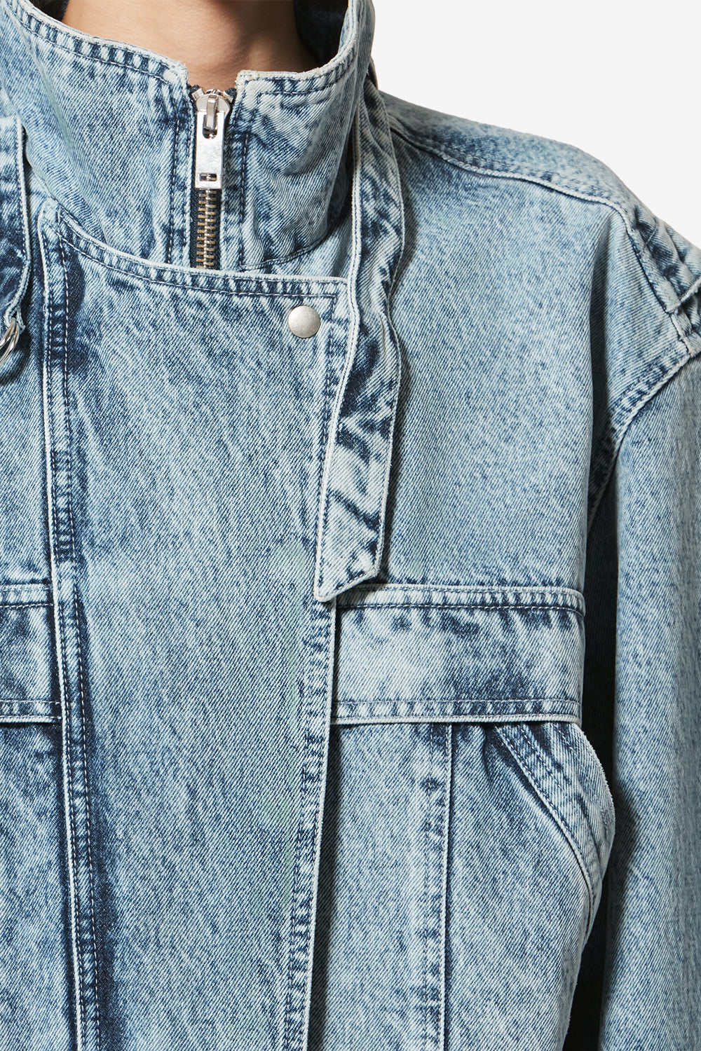 Joseline denim jacket - Light blue - Woman - 3