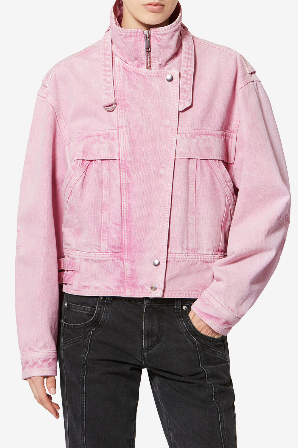 Joseline denim jacket - Pink - Woman - 4