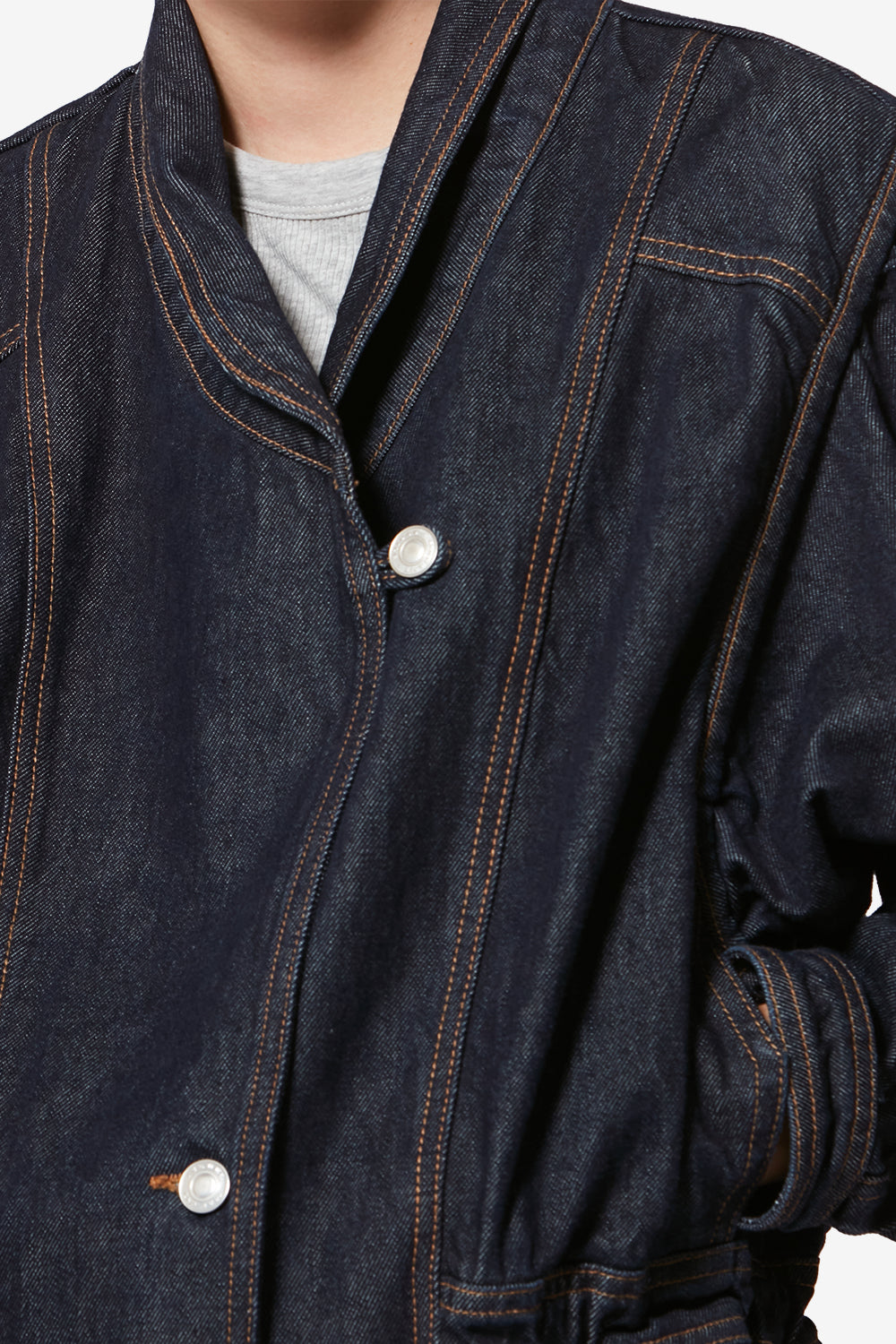 Dolie denim jacket - Dark midnight - Woman - 3