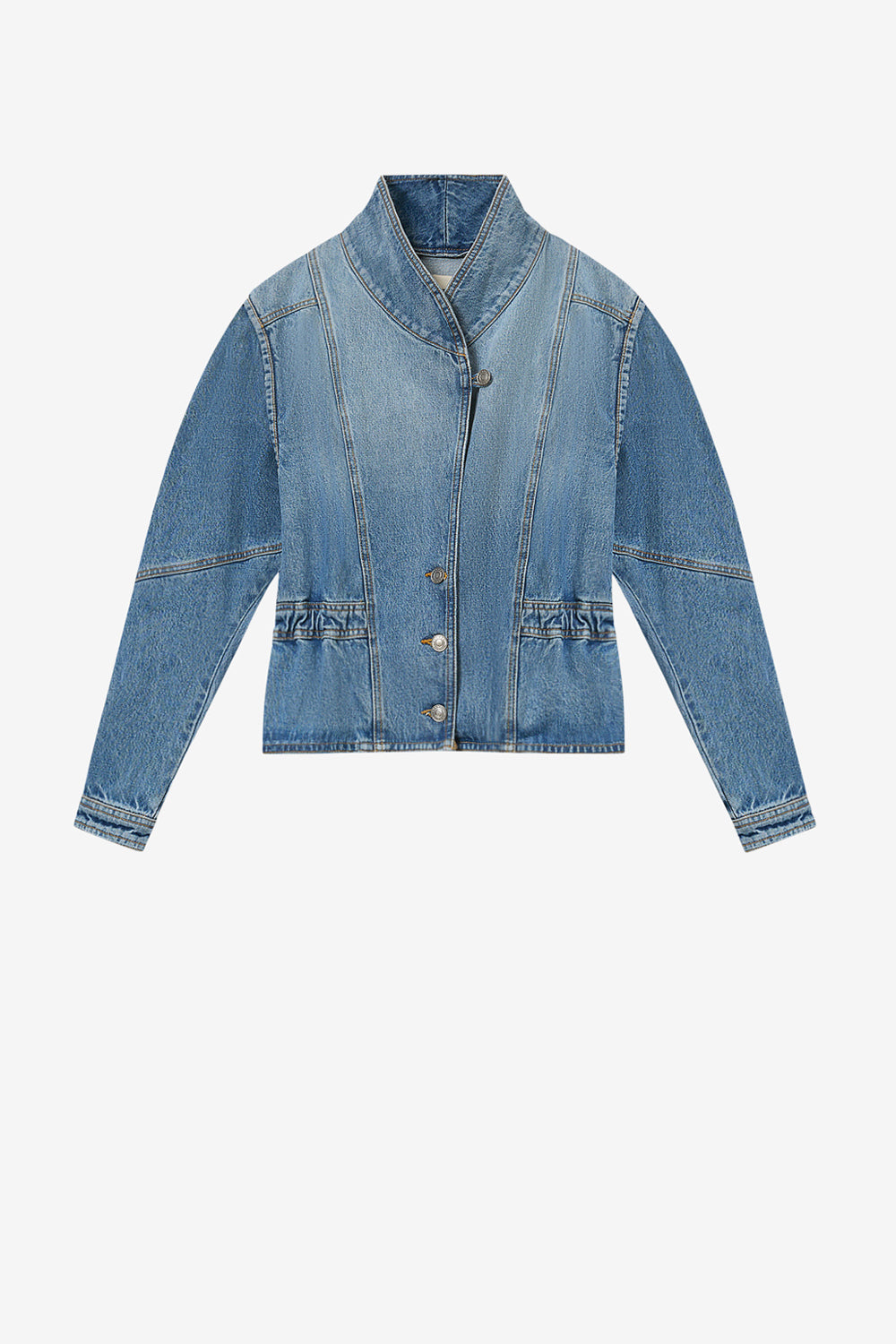 Dolie cotton jacket - Light blue - Woman - 1