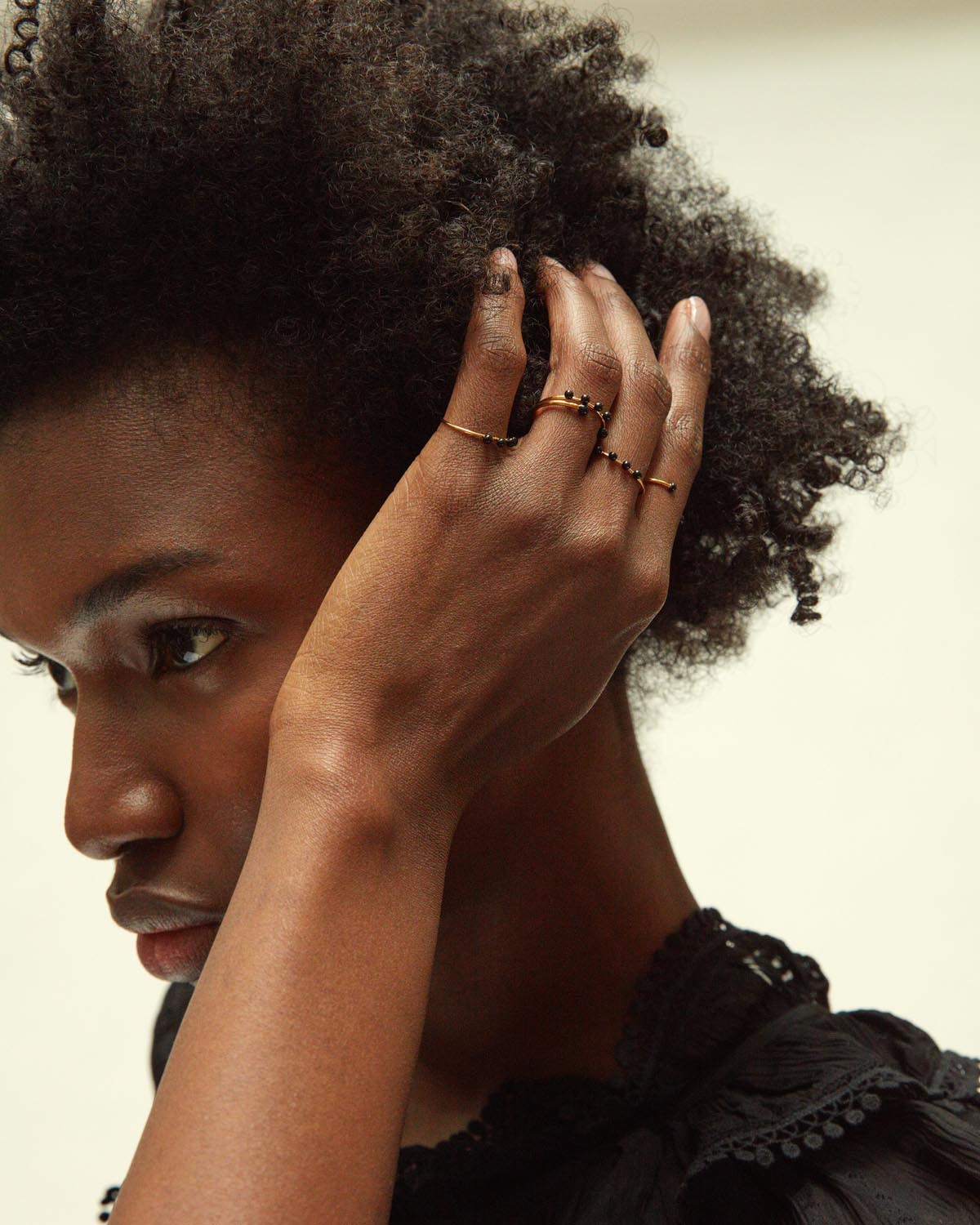 Casablanca ring set - Schwarz - Woman - 2