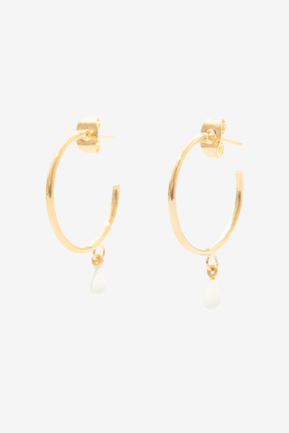 Kleine kreolen casablanca - Naturfarben - Woman - 1