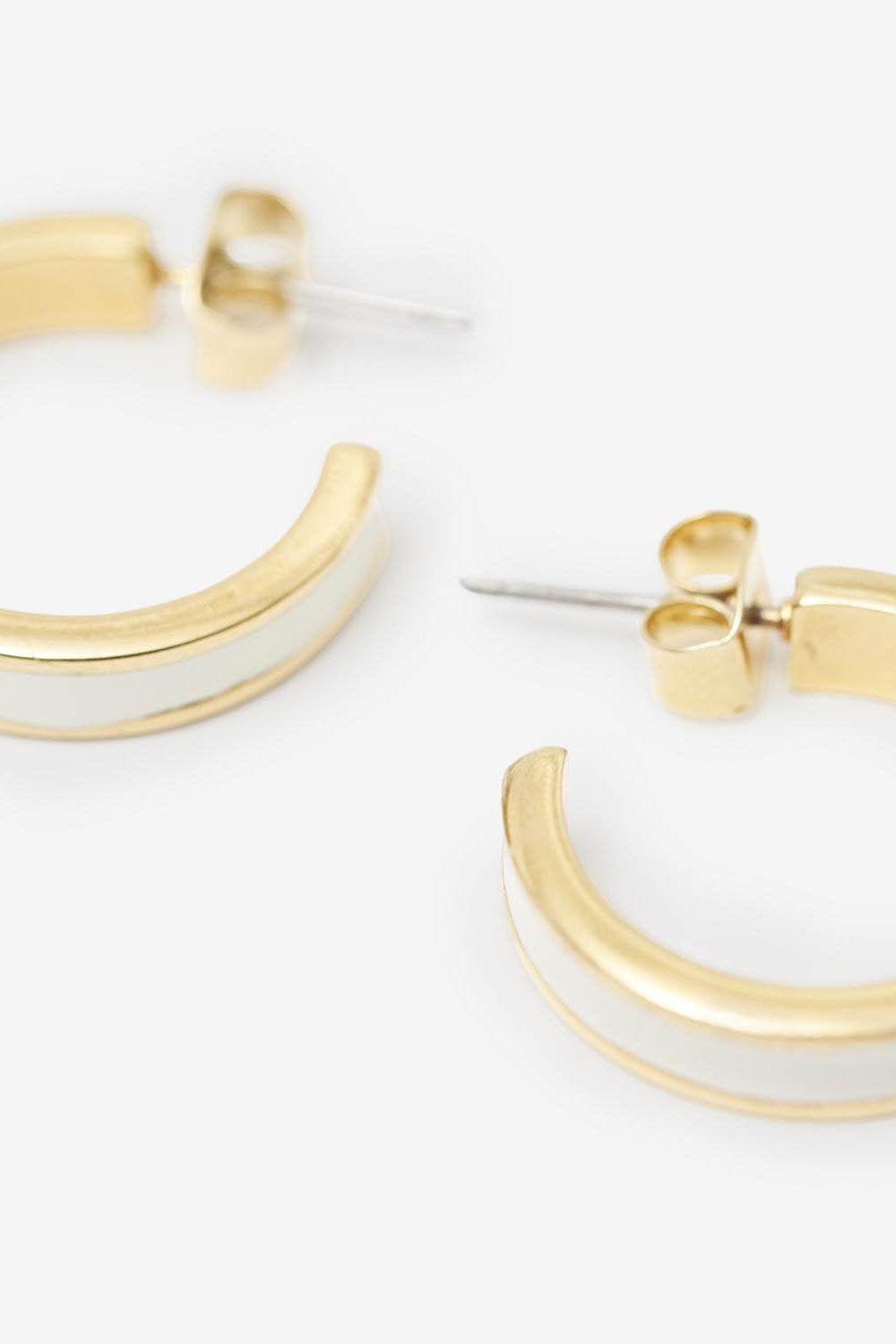 Kleine kreolen-ohrringe casablanca - Naturfarben - Woman - 3