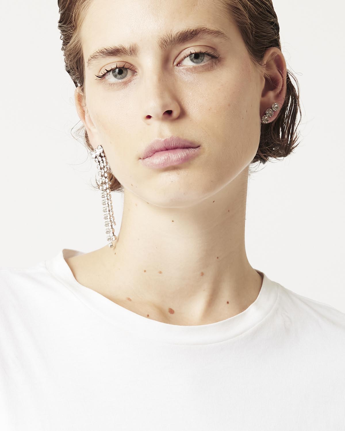 ISABEL MARANT A Wild Shore crystal-embellished earrings - Silver