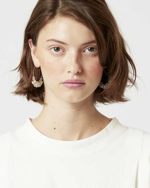 Polly hoop earrings - Transparent - Woman - 2