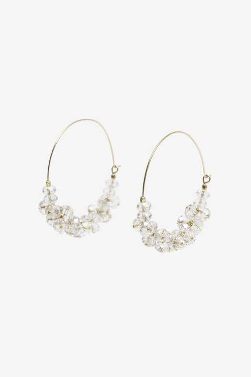 Polly hoop earrings - Transparent - Woman - 1