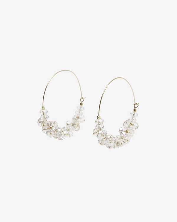 Polly hoop earrings - Transparent - Woman - 1