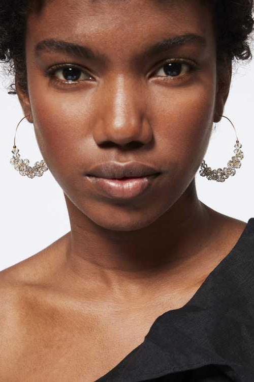 Polly hoop earrings - Transparent - Woman - 3