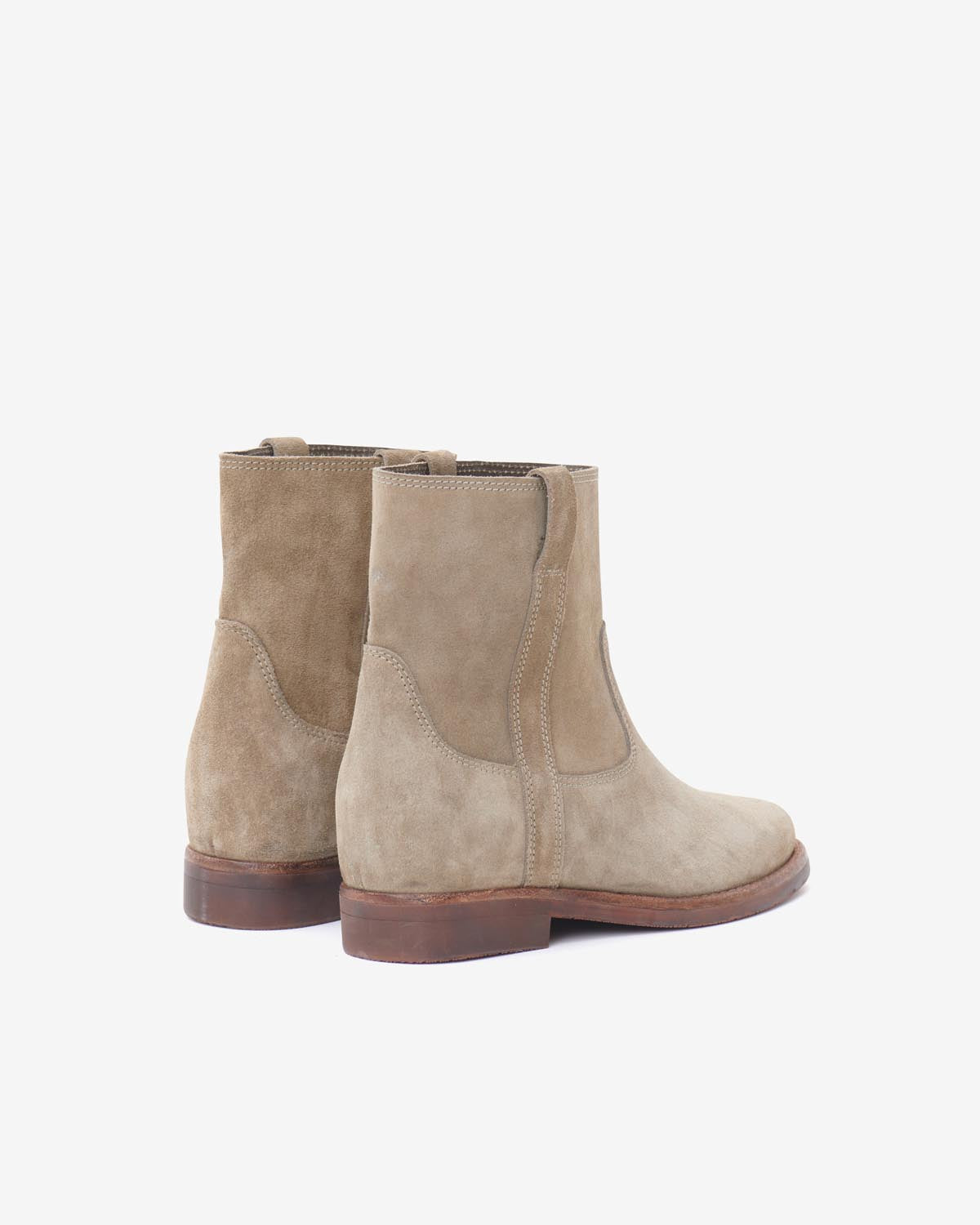 Susee stivaletti in pelle - Taupe - Woman - 2
