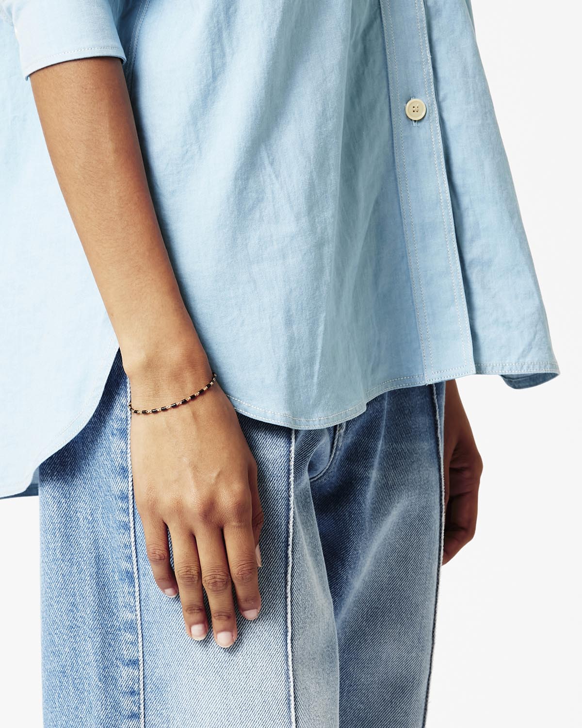 Bracelet chaîne à pampilles casablanca - Noir - Woman - 2