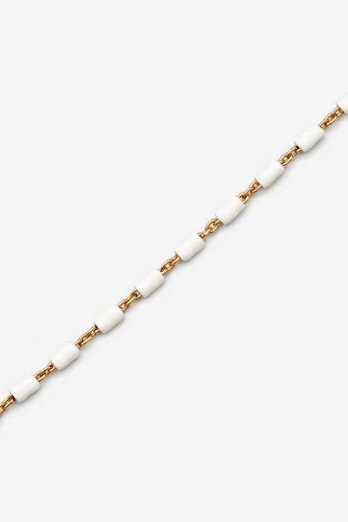 Casablanca tassel chain bracelet - Naturfarben - Woman - 3