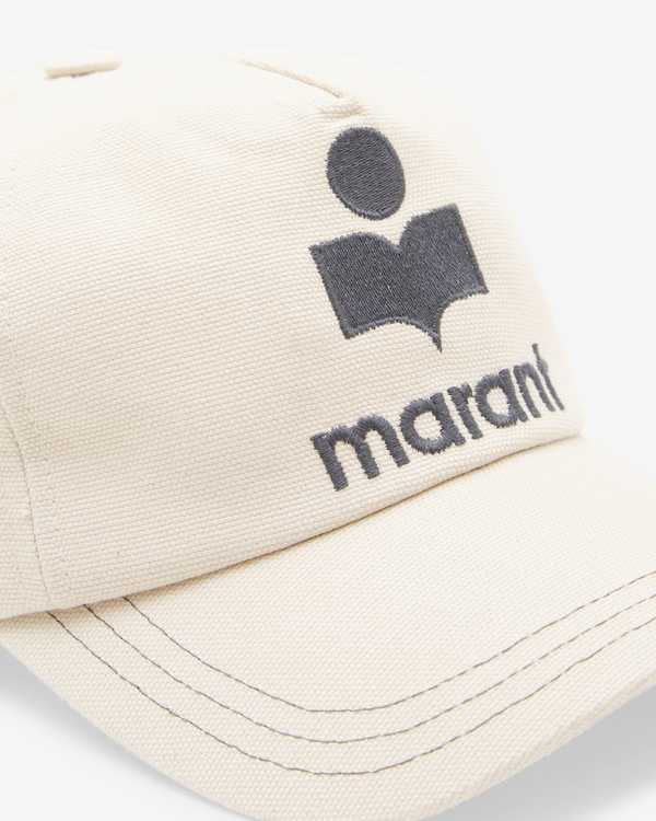 Tyronyh cap with embroided logo - Ecru and black - Man - 3
